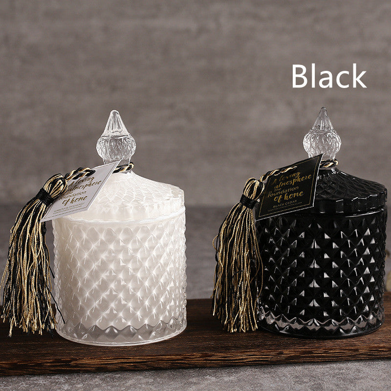 Decorative Glass Jar Aromatherapy Candles
