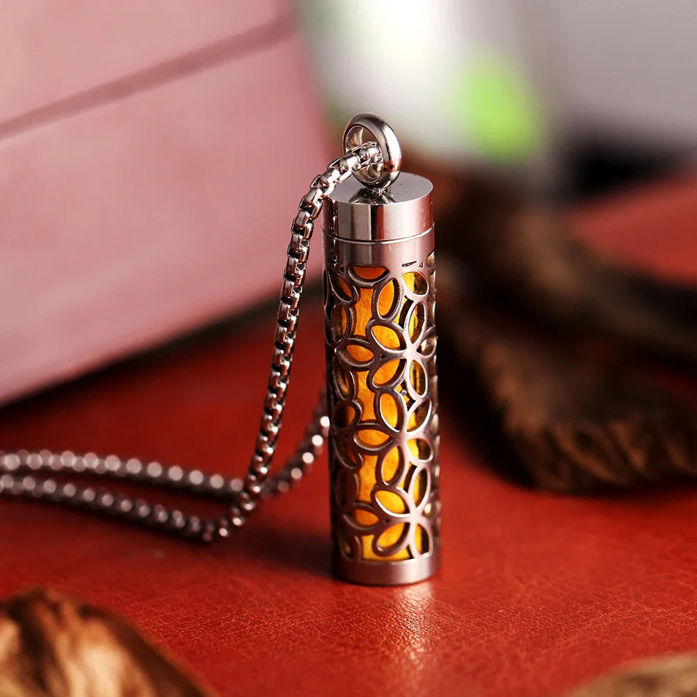 Aromatherapy Diffuser Necklace Lockets Pendant Trendy Jewelry