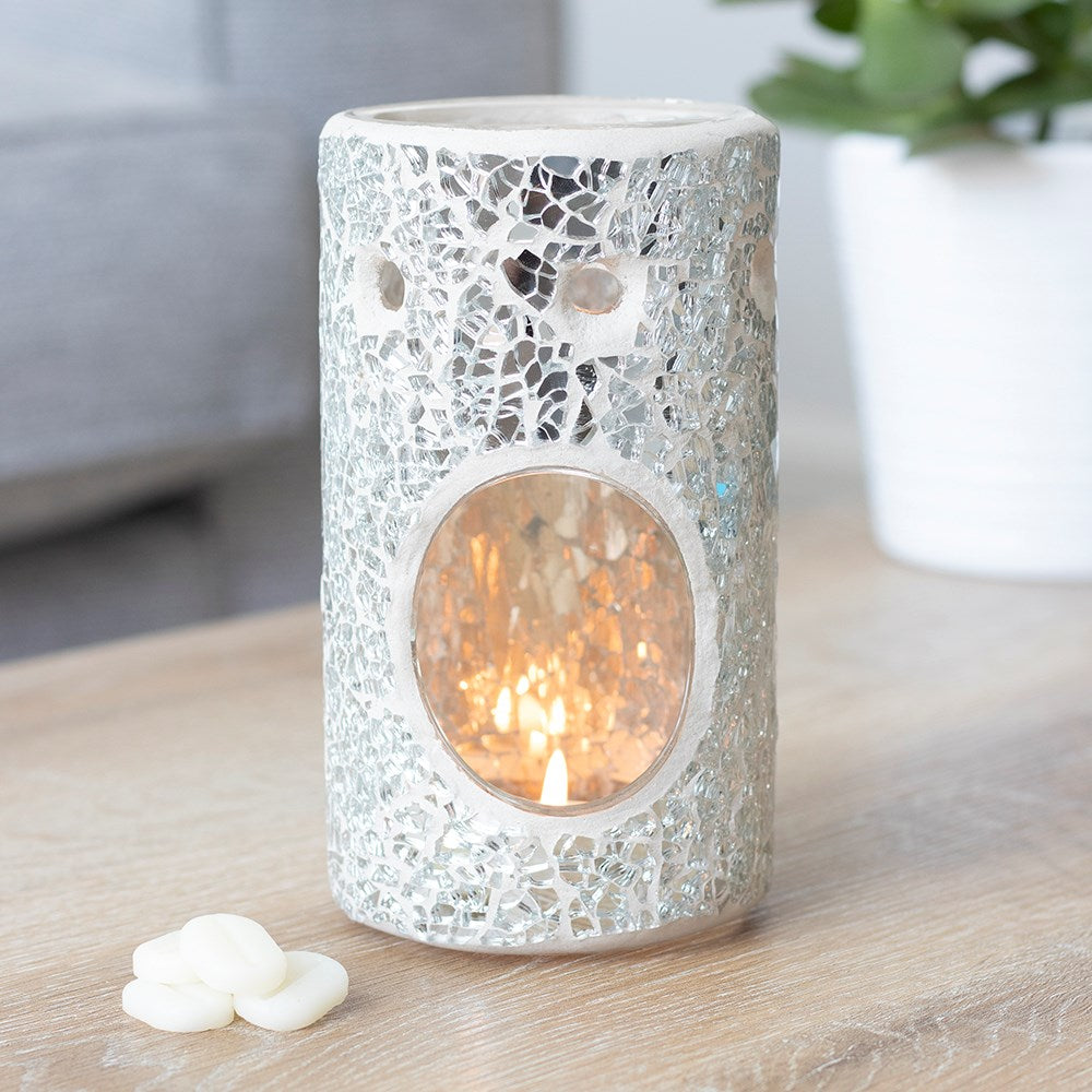 Pillar Crackle Glass Burner