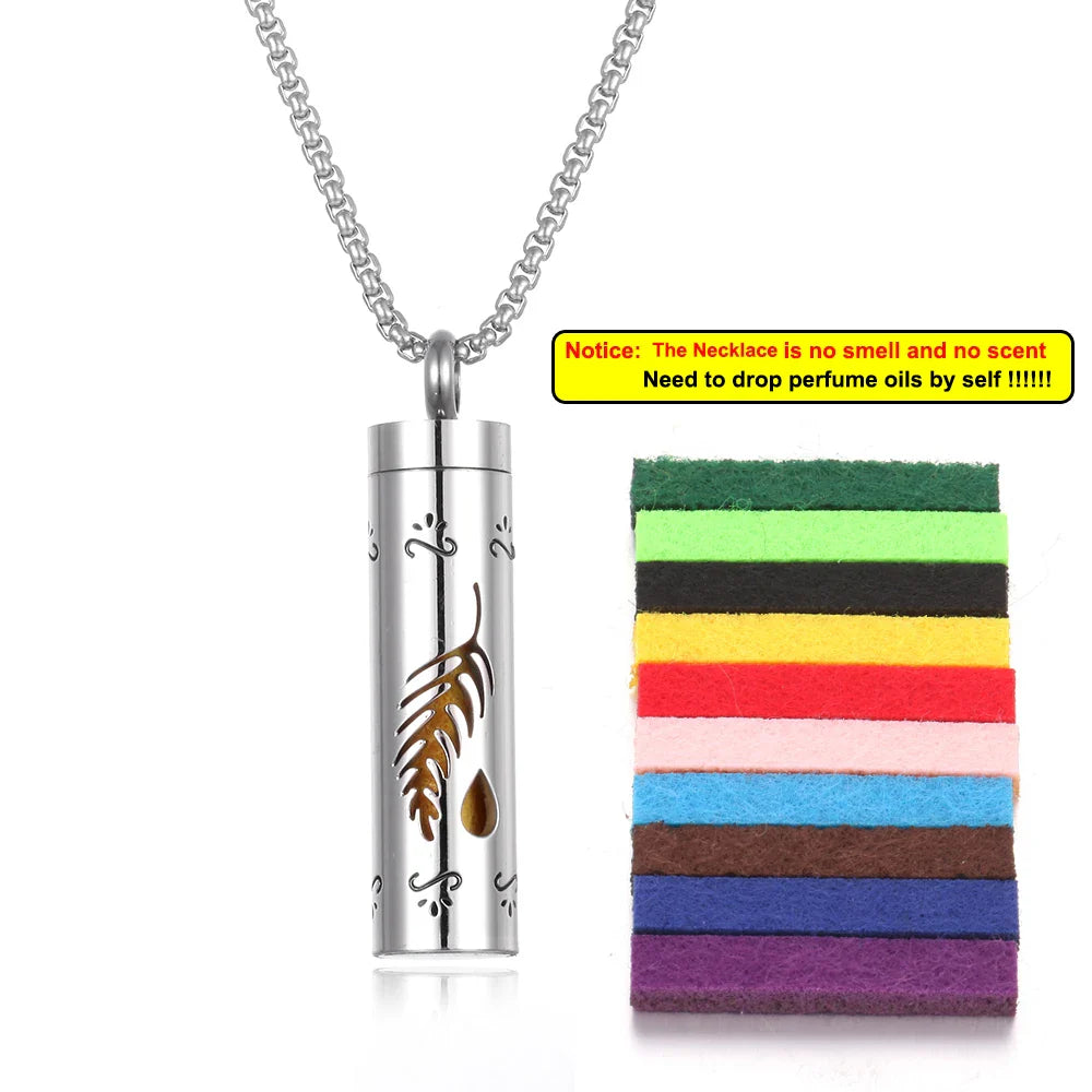 Aromatherapy Diffuser Necklace Lockets Pendant Trendy Jewelry