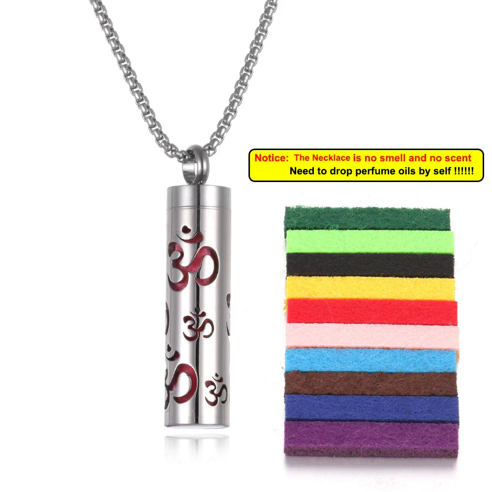 Aromatherapy Diffuser Necklace Lockets Pendant Trendy Jewelry