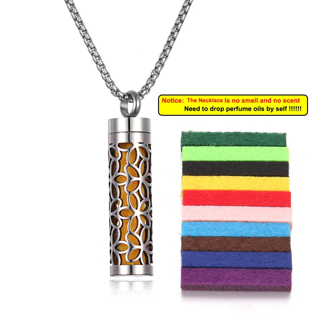 Aromatherapy Diffuser Necklace Lockets Pendant Trendy Jewelry