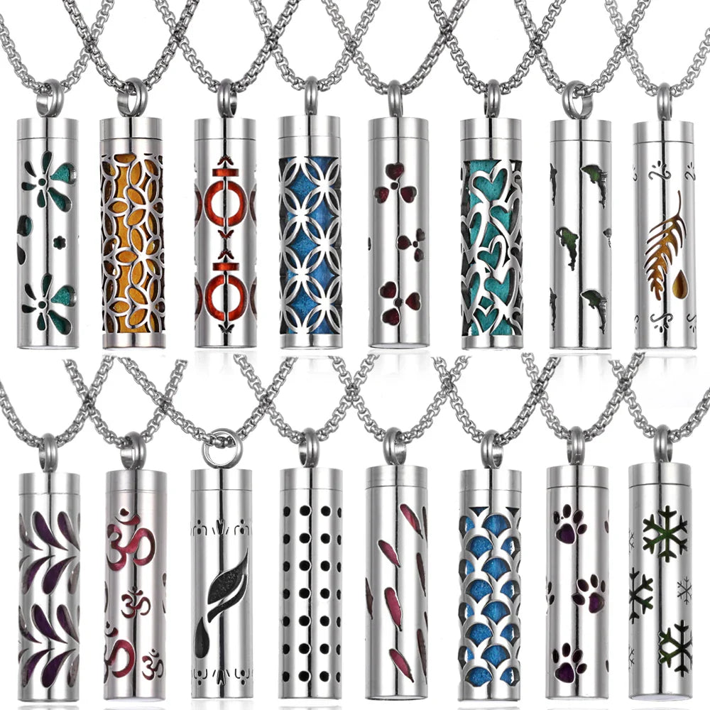 Aromatherapy Diffuser Necklace Lockets Pendant Trendy Jewelry
