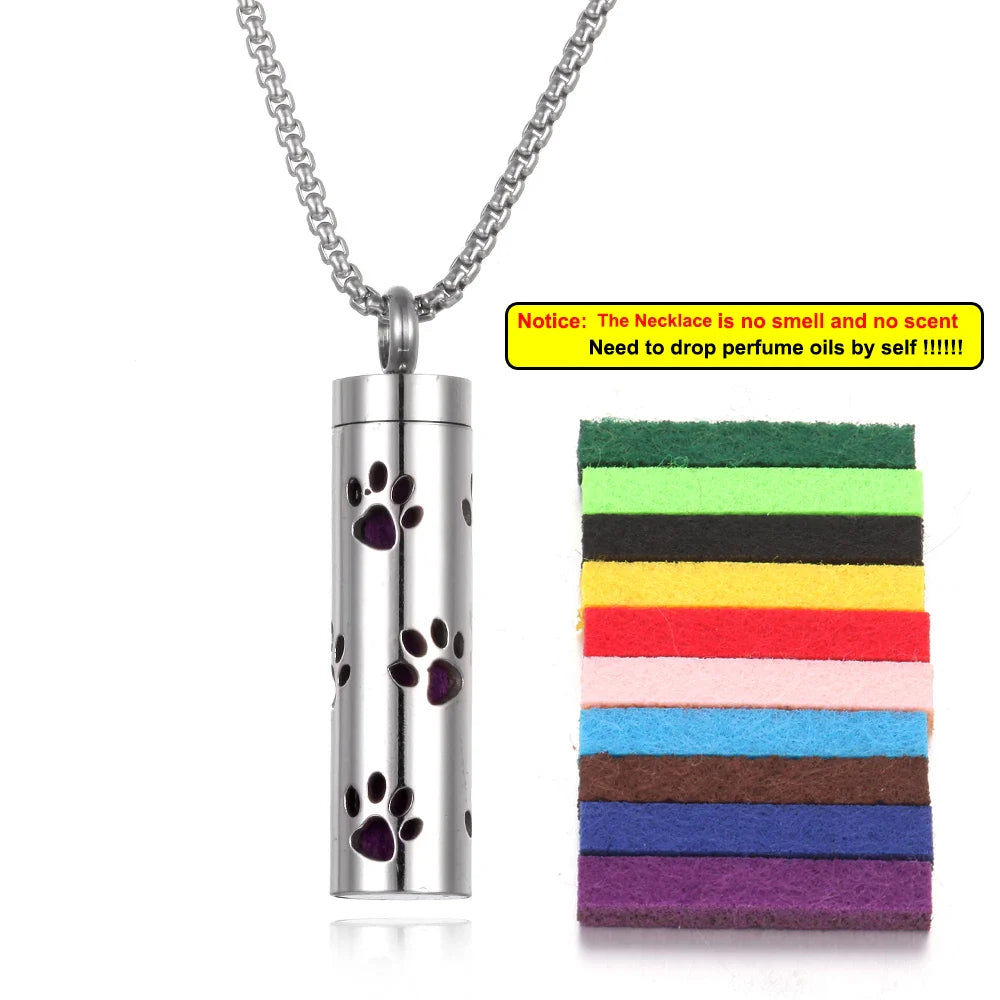 Aromatherapy Diffuser Necklace Lockets Pendant Trendy Jewelry