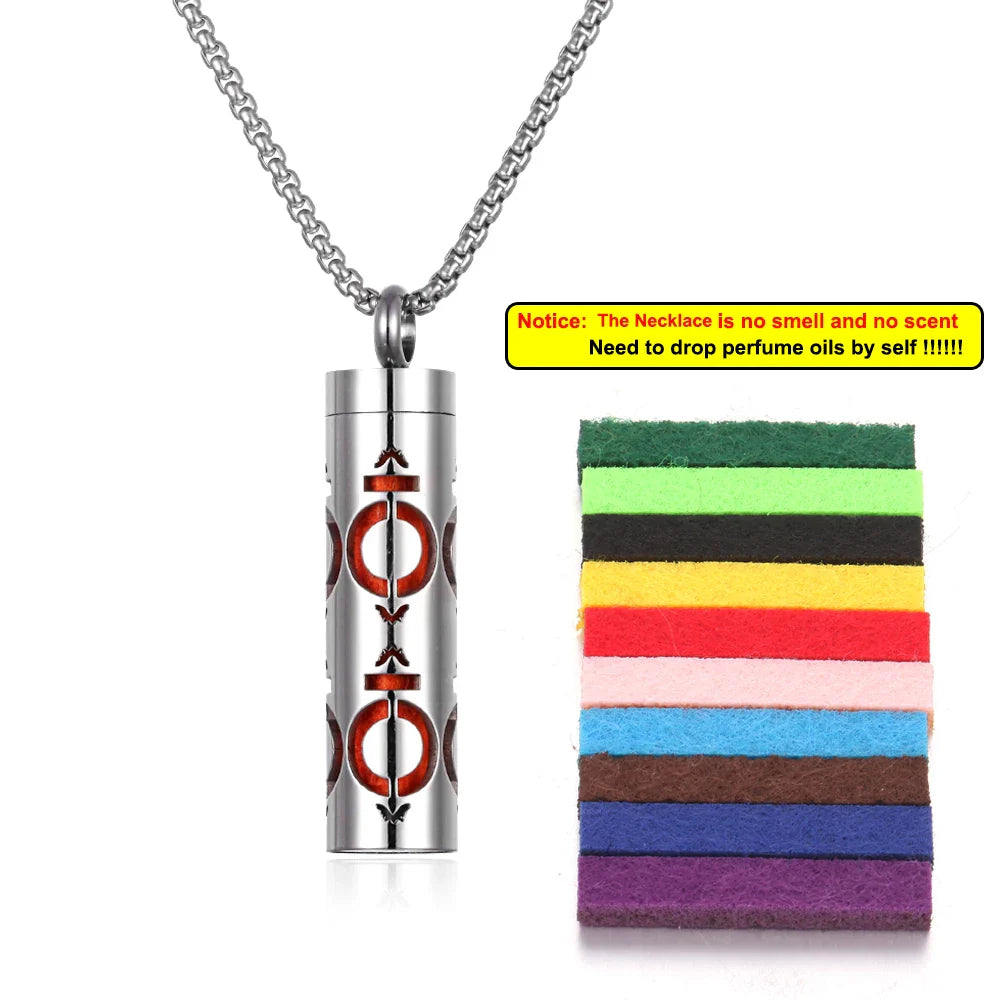 Aromatherapy Diffuser Necklace Lockets Pendant Trendy Jewelry