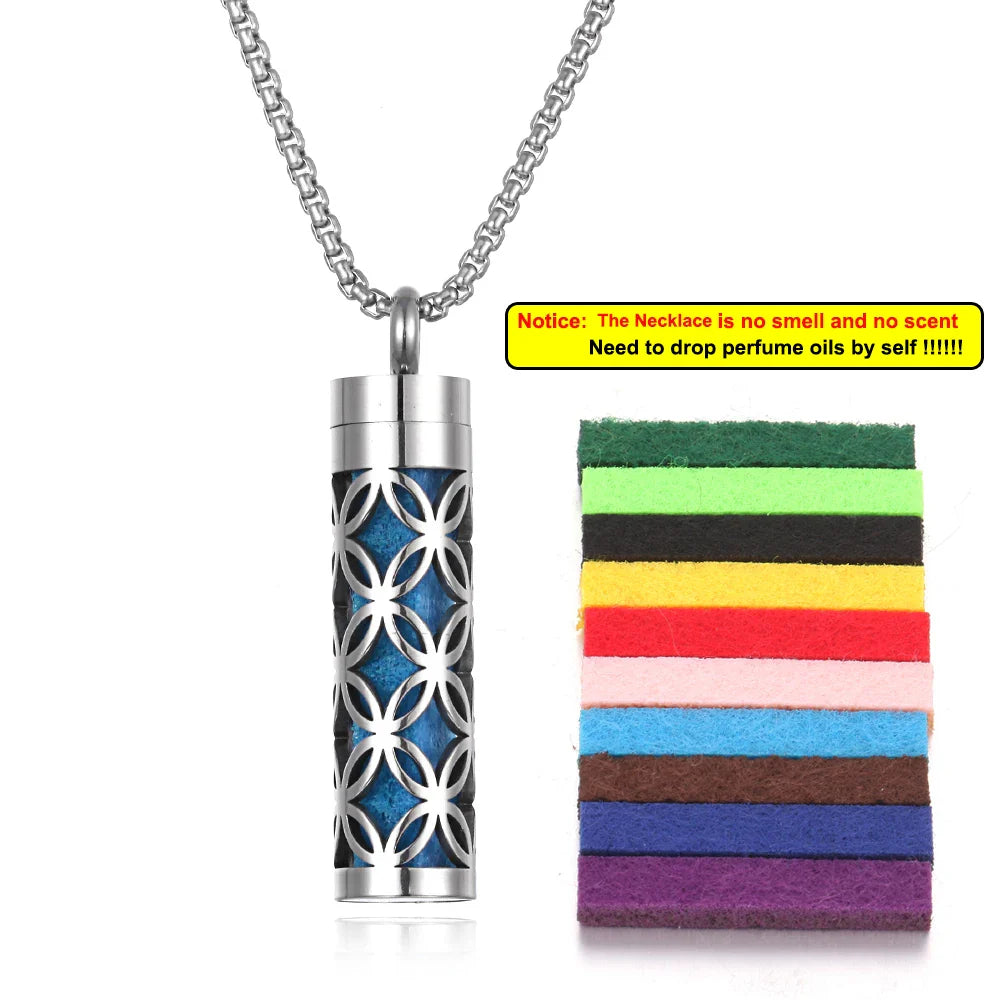 Aromatherapy Diffuser Necklace Lockets Pendant Trendy Jewelry