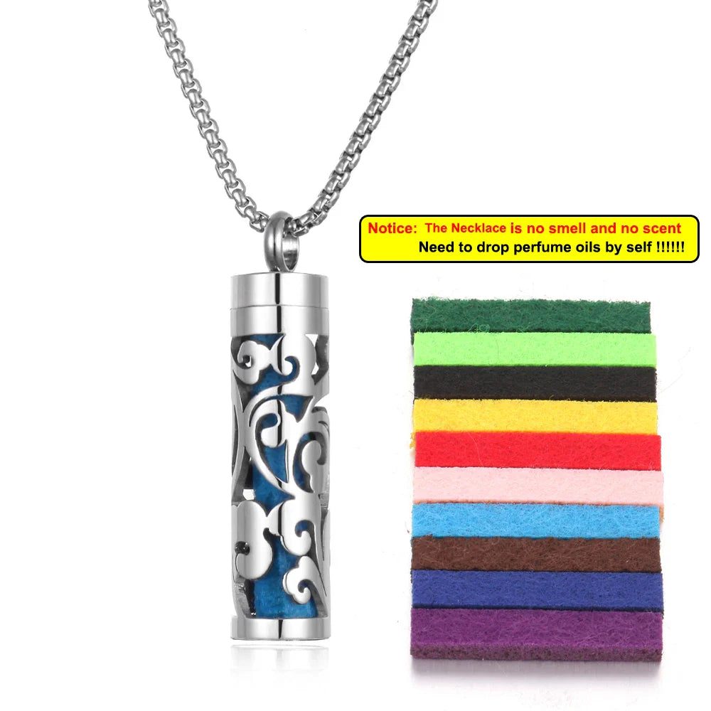 Aromatherapy Diffuser Necklace Lockets Pendant Trendy Jewelry