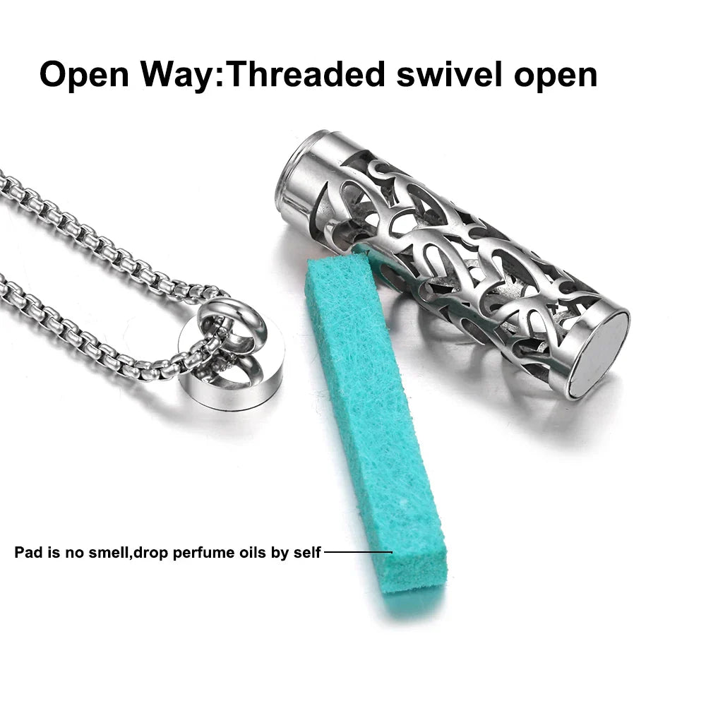Aromatherapy Diffuser Necklace Lockets Pendant Trendy Jewelry