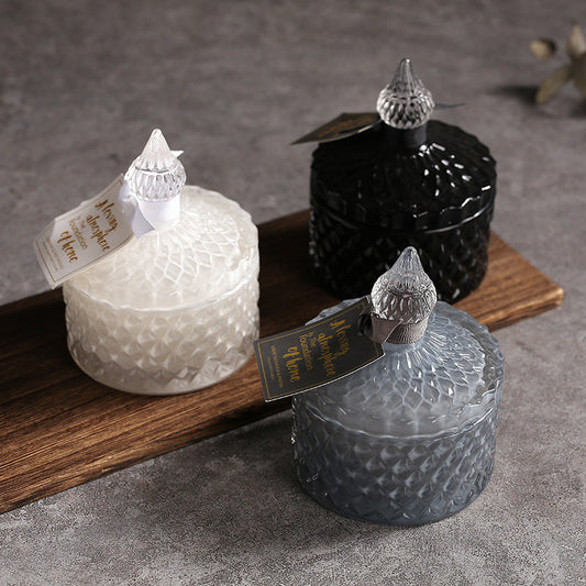 Decorative Glass Jar Aromatherapy Candles