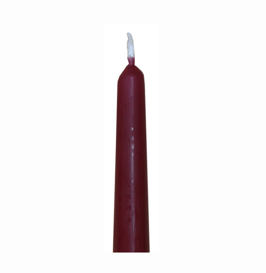 Burgundy Wine Taper Candles