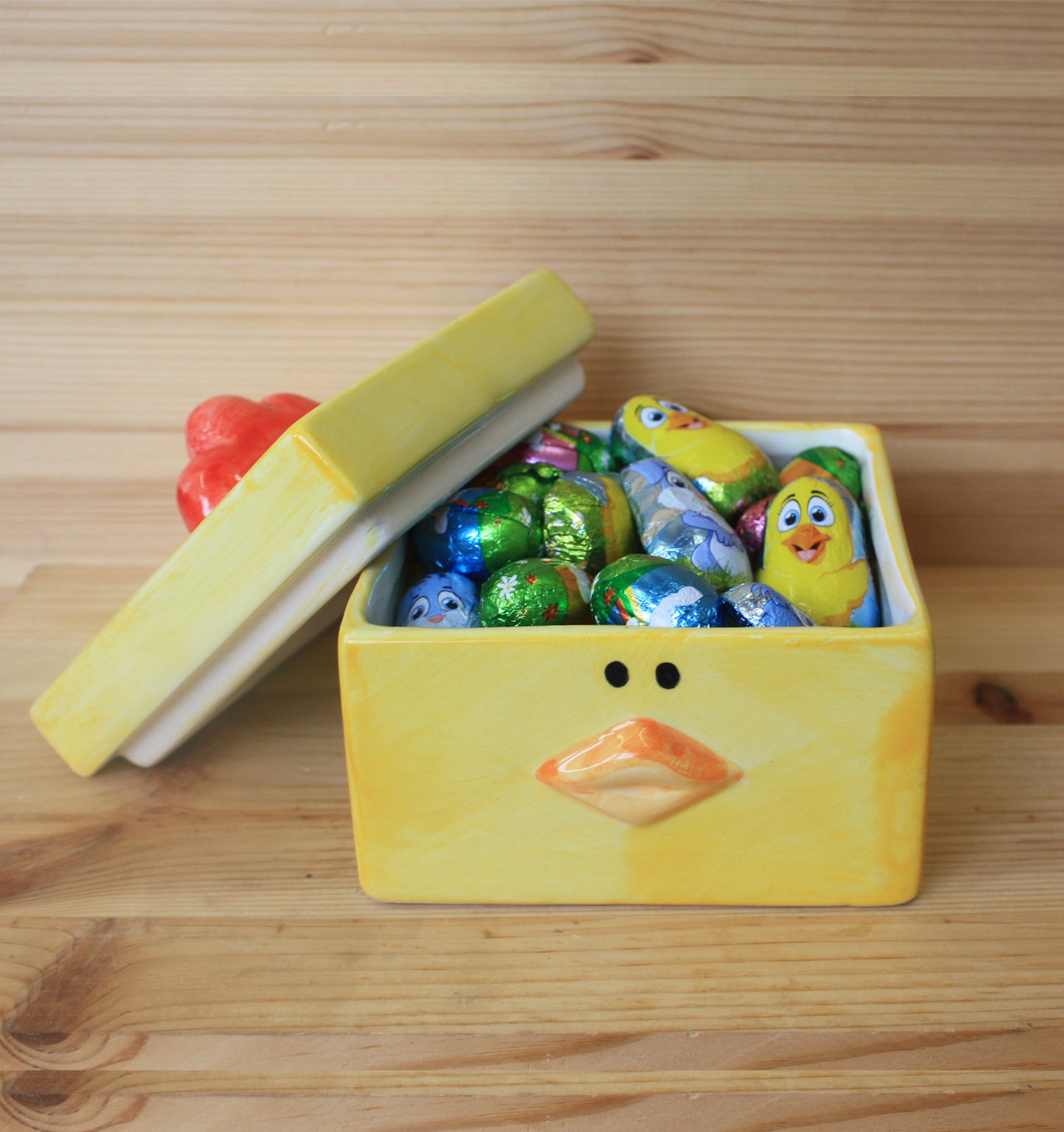 Easter Chicken with Chocolates