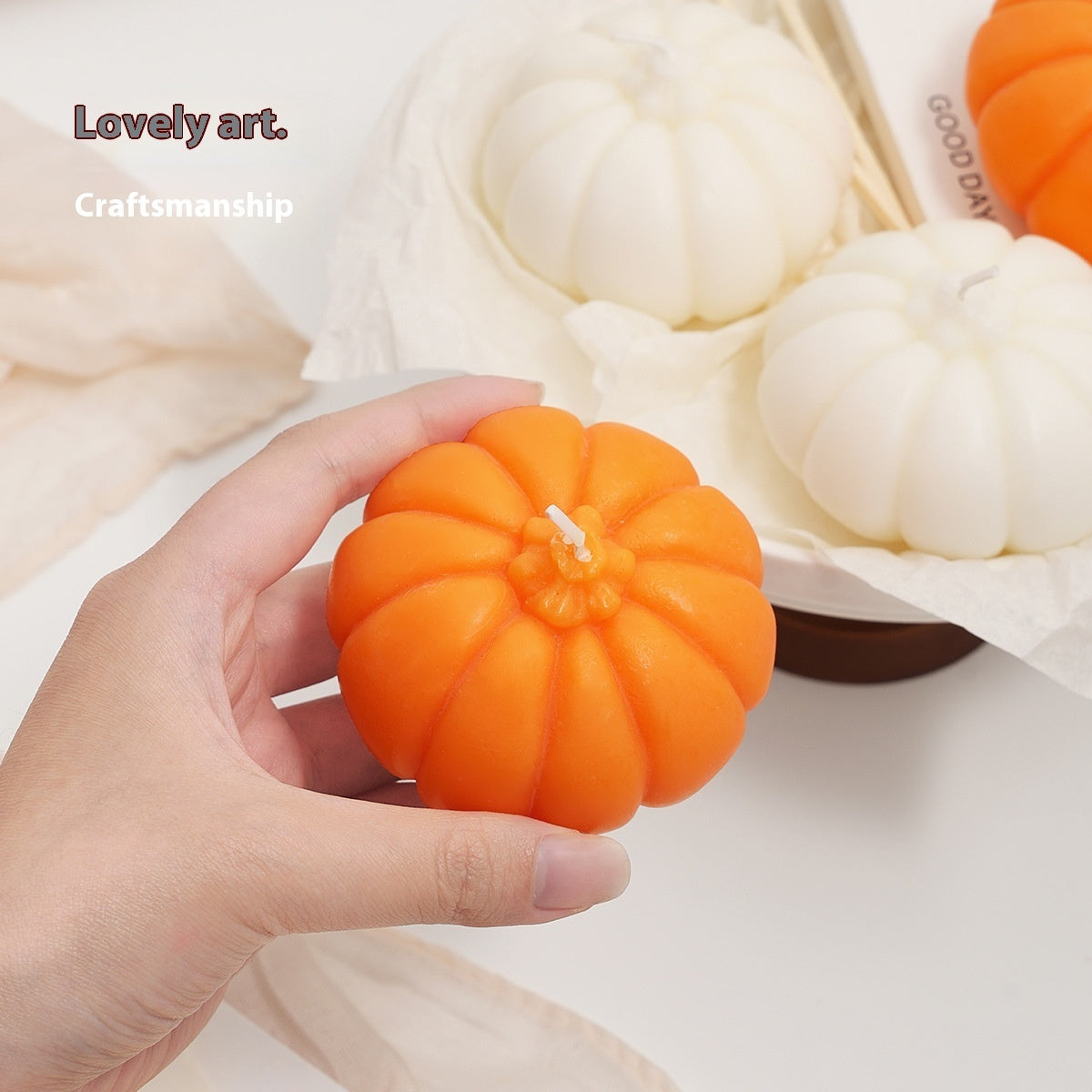 Halloween Pumpkin Aromatherapy Candles