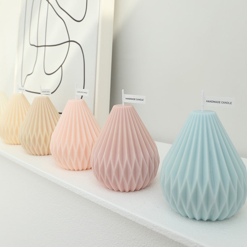 Nordic Style Geometric Candle