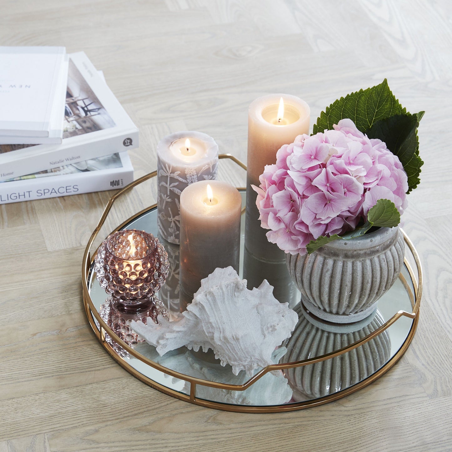 Bubble Glass Tealight Holder