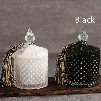 Decorative Glass Jar Aromatherapy Candles