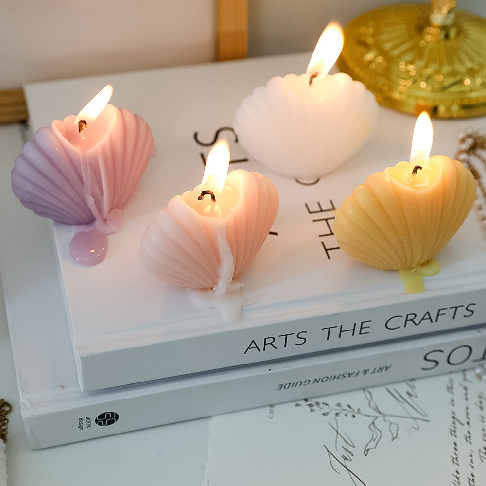 Decorative Seashell Candle