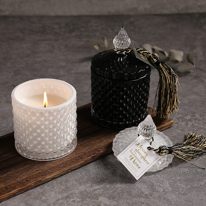 Decorative Glass Jar Aromatherapy Candles