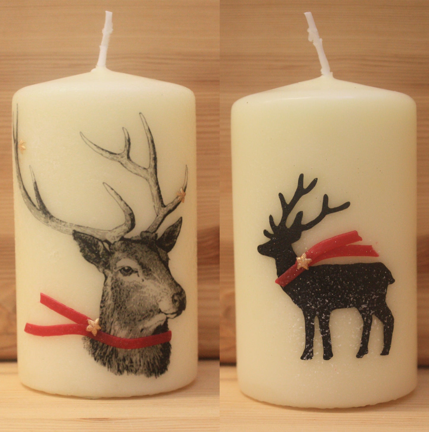 Christmas Reindeer Candles