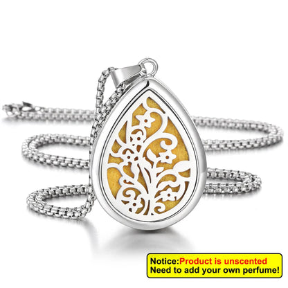 Waterdrop Aromatherapy Diffuser Pendant Necklace