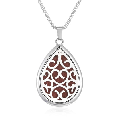 Waterdrop Aromatherapy Diffuser Pendant Necklace