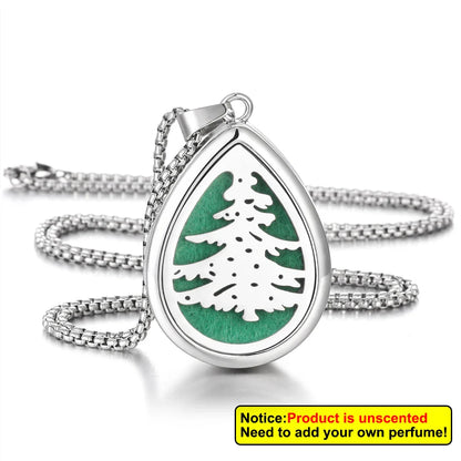 Waterdrop Aromatherapy Diffuser Pendant Necklace