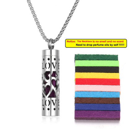 Aromatherapy Diffuser Necklace Lockets Pendant Trendy Jewelry