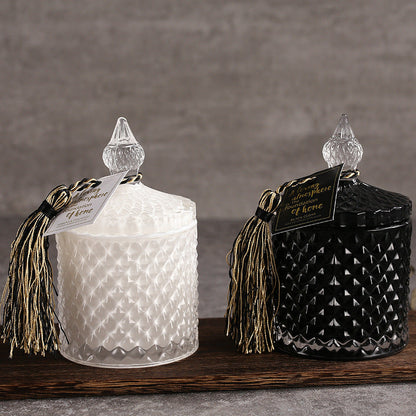 Decorative Glass Jar Aromatherapy Candles