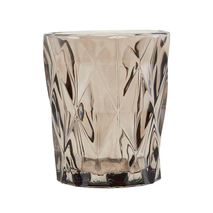 Faceted Glass Tealight Holder