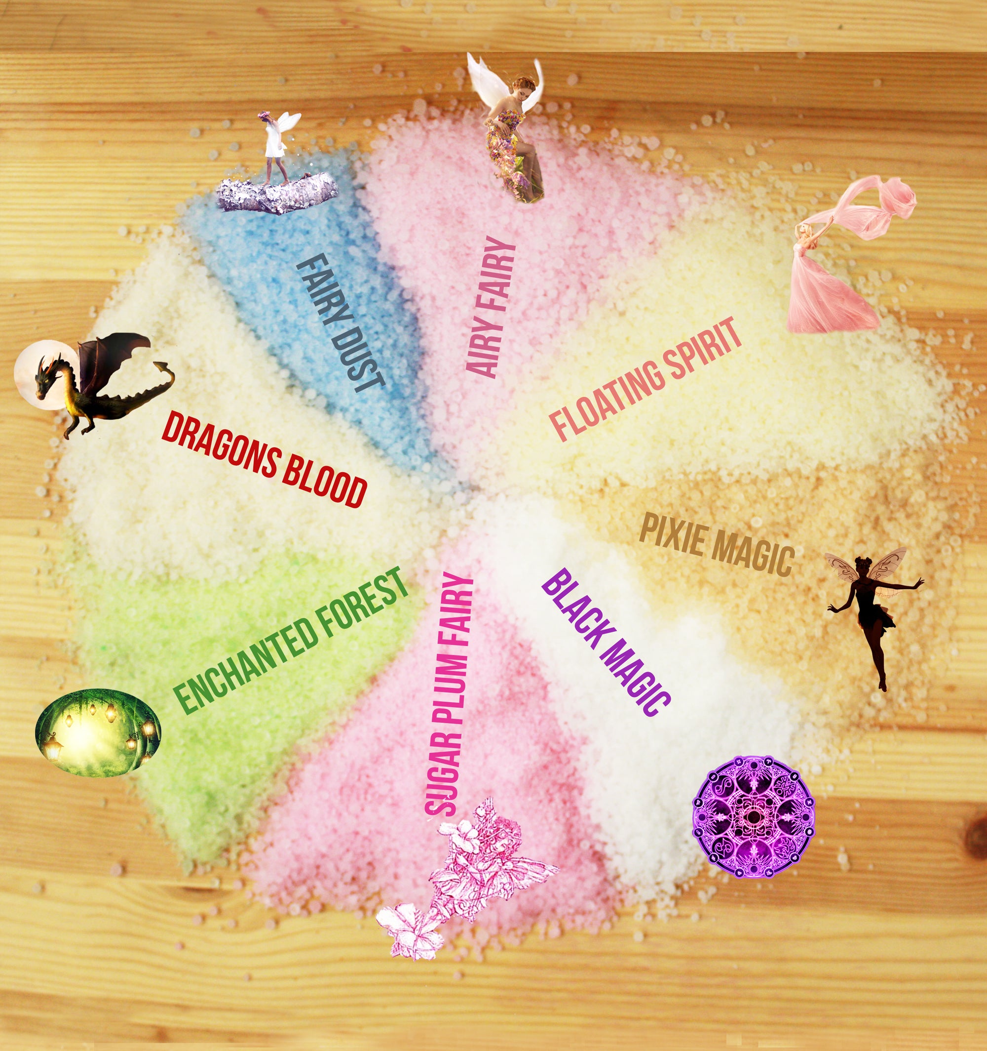Mythical Magic Assortment of Simmering Granules – Kelham Aromas