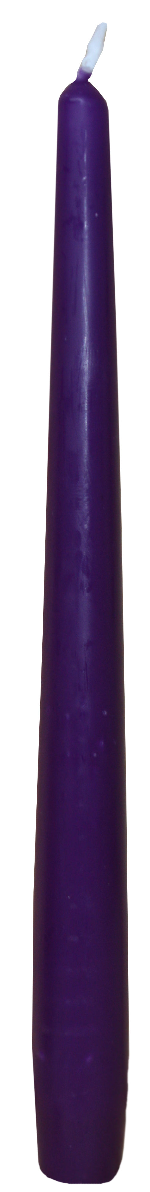 Royal Purple Taper Candles