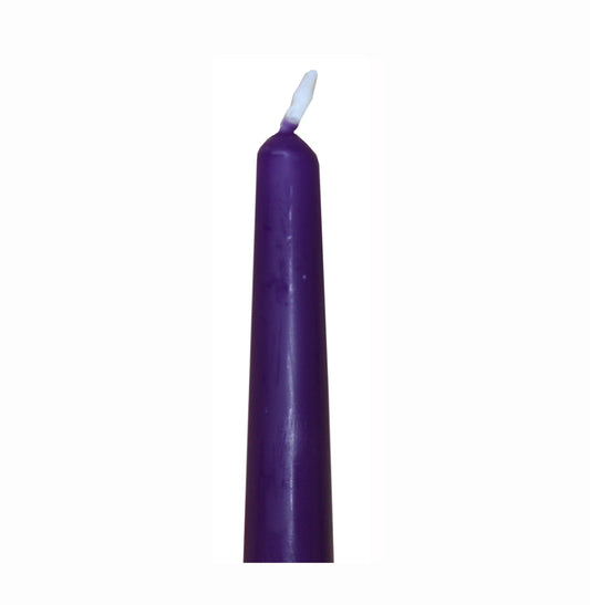 Royal Purple Taper Candles